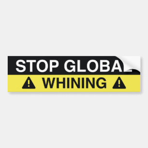 Pegatina Para Coche Detener el lamento global