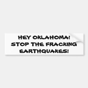 Pegatina Para Coche Detener los sismos de la frackin