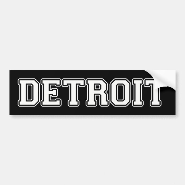 Pegatina Para Coche Detroit (Frente)