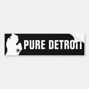 Pegatina Para Coche Detroit pura