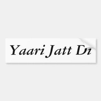 Pegatina Para Coche Di de Yaari Jatt