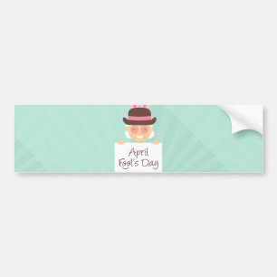 Pegatina Para Coche día de los tontos de abril