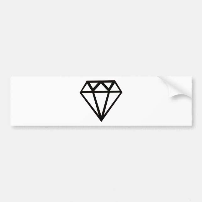 Pegatina Para Coche ¡Diamante! (Frente)