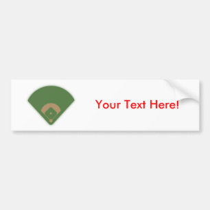 Pegatina Para Coche Diamante de béisbol: