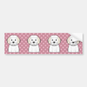Pegatina Para Coche Dibujo animado de Cavachon