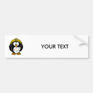 Pegatina Para Coche Dibujo animado del pájaro del pingüino del carte