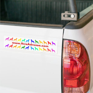 Pegatina Para Coche Dibujo de Gran Danés