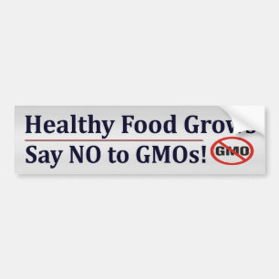 Pegatina Para Coche Diga NO a GMO