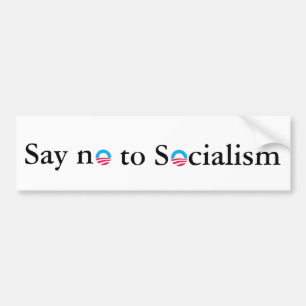 Pegatina Para Coche Diga no al socialismo