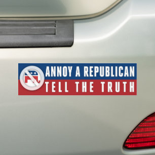 Pegatina Para Coche Díganle La Verdad A Annoy A Republicano