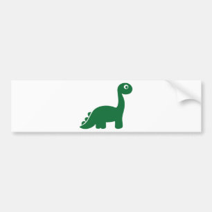 Pegatina Para Coche Dinosaurio cómico verde