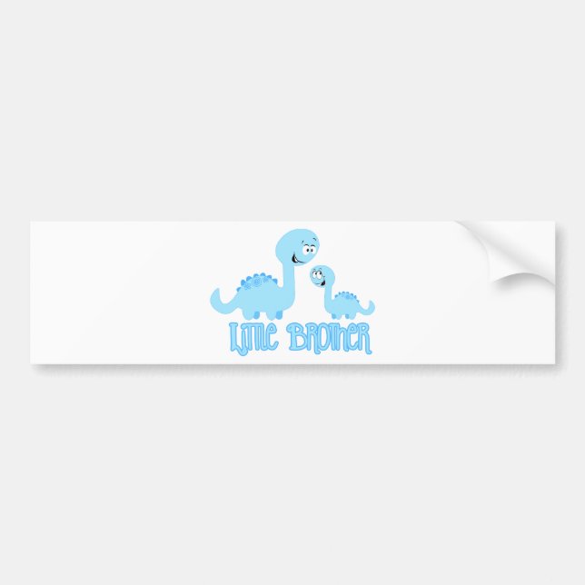 Pegatina Para Coche Dinosaurios Hermano Pequeño (Frente)
