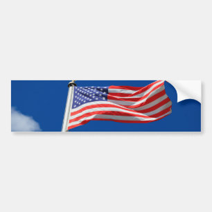 Pegatina Para Coche Dios bendiga a Estados Unidos, bandera estadounide
