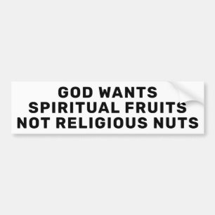 Pegatina Para Coche Dios quiere frutas espirituales