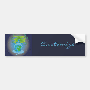 Pegatina Para Coche Diosa de Gaia de Nueva Era Thunder_Cove
