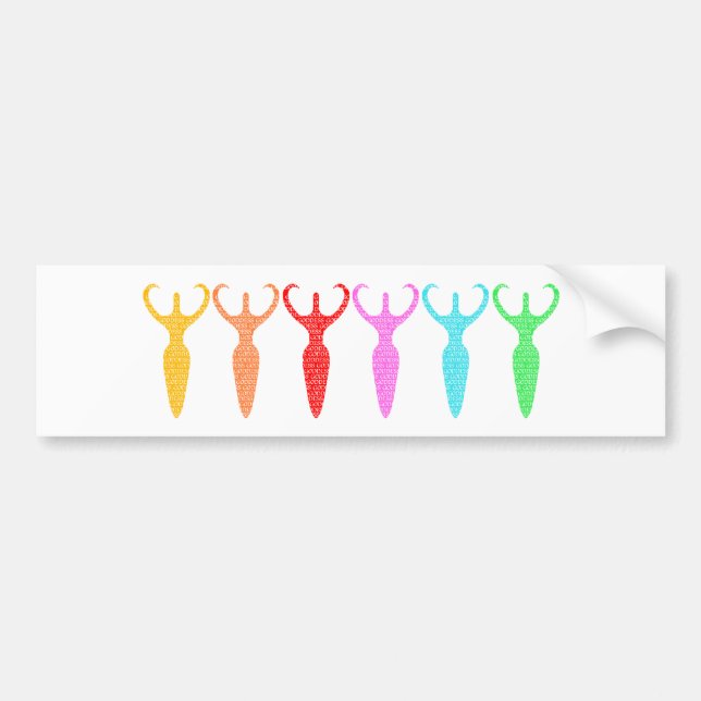 Pegatina Para Coche Diosas (Frente)