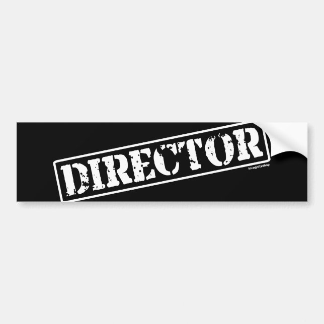 Pegatina Para Coche Director Stamp (Frente)