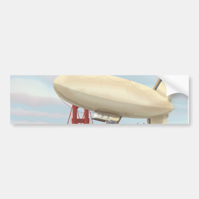 Pegatina Para Coche Dirigible Aerostático (Frente)