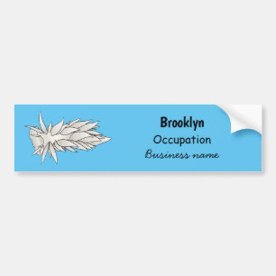 Pegatina Para Coche Dirona albolineata nudibranch personalizado ilustr