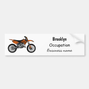 Pegatina Para Coche Dirt bike off-road motorcycle / motocross cartoon