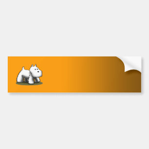 Pegatina Para Coche Diseñador de Westie - modificado para requisitos