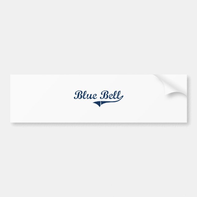 Pegatina Para Coche Diseño clásico azul de Bell Pennsylvania (Frente)
