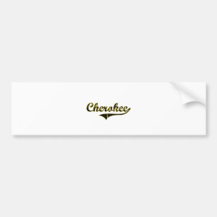Pegatina Para Coche Diseño clásico cherokee de Iowa