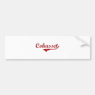 Pegatina Para Coche Diseño clásico de Cohasset Massachusetts