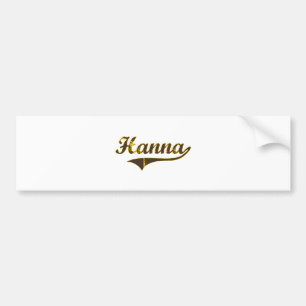 Pegatina Para Coche Diseño clásico de Hanna Wyoming