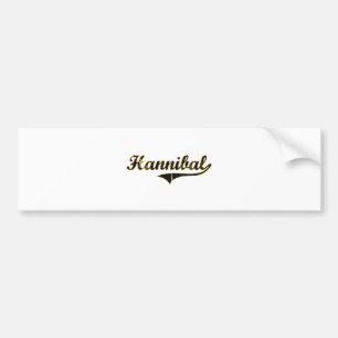 Pegatina Para Coche Diseño clásico de Hannibal Missouri