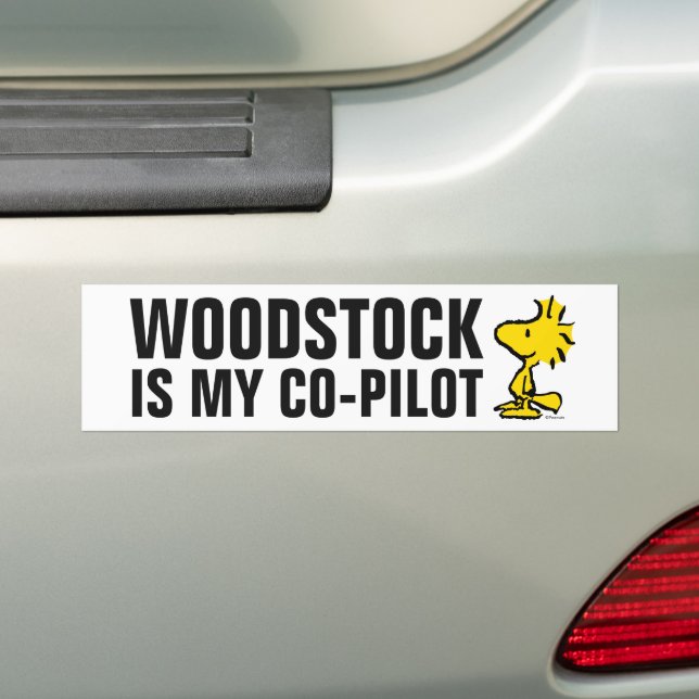 Pegatina Para Coche Diseño clásico de Woodstock (en coche)