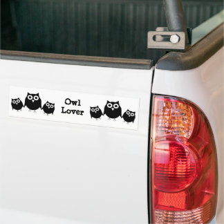 Pegatina Para Coche Diseño de búhos