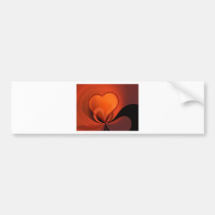 Pegatina Para Coche Diseño de corazón