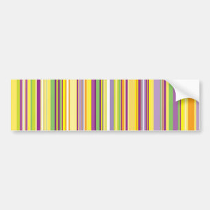 Pegatina Para Coche Diseño de franjas de colores