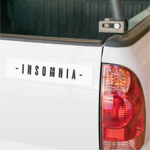 Pegatina Para Coche Diseño de insomnio