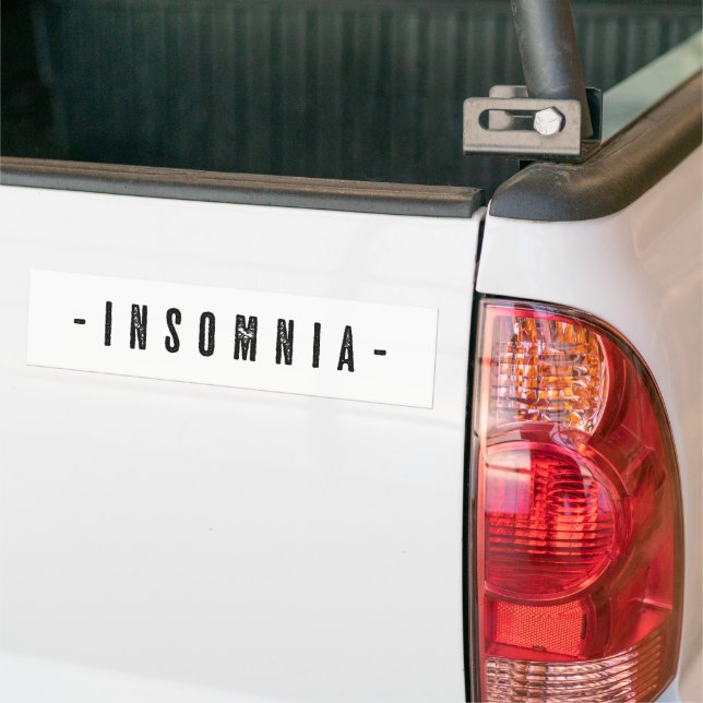 Pegatina Para Coche Diseño de insomnio (En Camión)