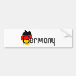 Pegatina Para Coche ¡Diseño de la bandera de Alemania!
