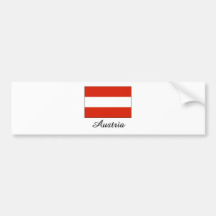 Pegatina Para Coche Diseño de la bandera de Austria