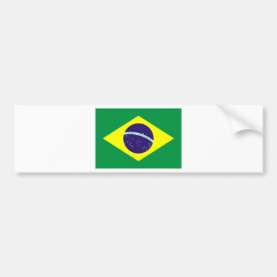 Pegatina Para Coche Diseño de la bandera de Brasil