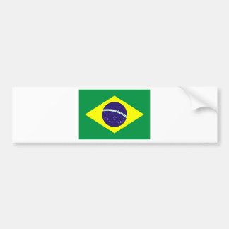 Pegatina Para Coche Diseño de la bandera de Brasil