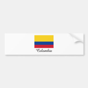 Pegatina Para Coche Diseño de la bandera de Colombia