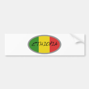 Pegatina Para Coche ¡Diseño de la bandera de Etiopía!