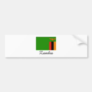 Pegatina Para Coche Diseño de la bandera de Zambia