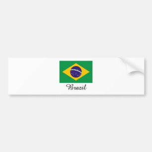 Pegatina Para Coche Diseño de la bandera del Brasil