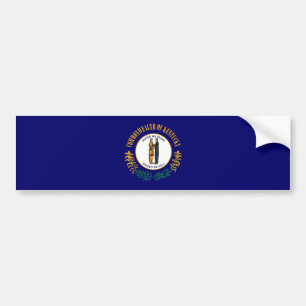Pegatina Para Coche Diseño de la bandera del estado de Kentucky
