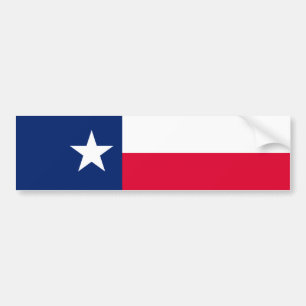Pegatina Para Coche Diseño de la bandera del estado de Tejas