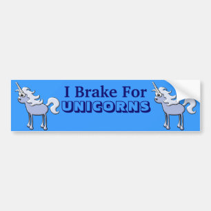 Pegatina Para Coche Diseño de los unicornios