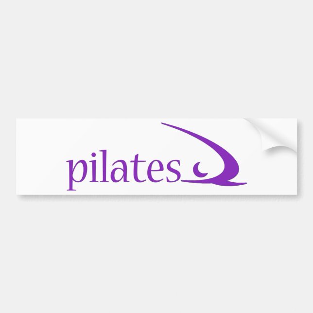Pegatina Para Coche ¡Diseño de Pilates! (Frente)