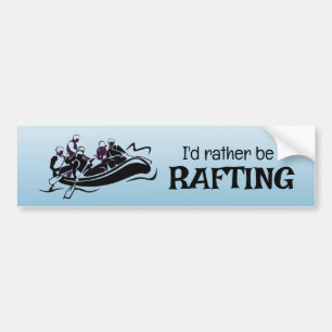 Pegatina Para Coche Diseño de Rafting de Agua Blanca