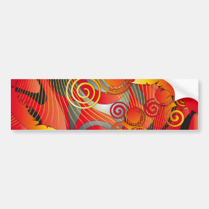 Pegatina Para Coche Diseño de Swirly